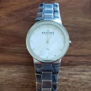 Skagen Crystal Large Face Bracelet Watch